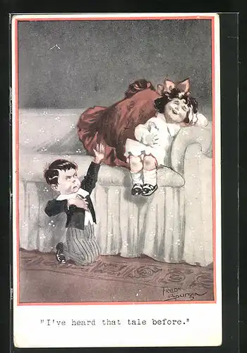 Künstler-AK Fred Spurgin: I`ve heard that tale before