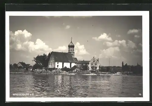 AK Wasserburg a. B., Kirche am Wasser