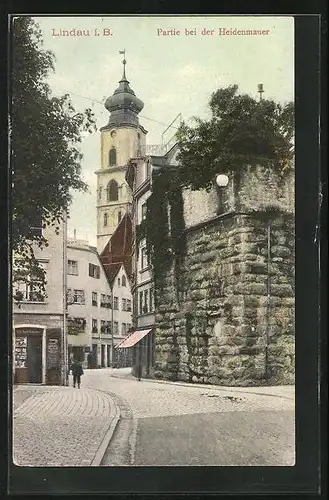 AK Lindau i. B., Partie bei der Heidenmauer