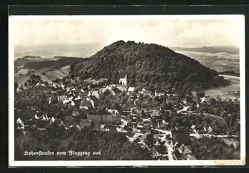 AK Hohenstaufen, Teilansicht vom Flugzeug aus