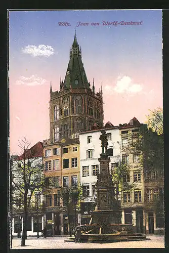 AK Köln, Jean von Werth-Denkmal