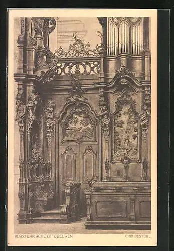 AK Ottobeuren, Klosterkirche, Chorgestühl