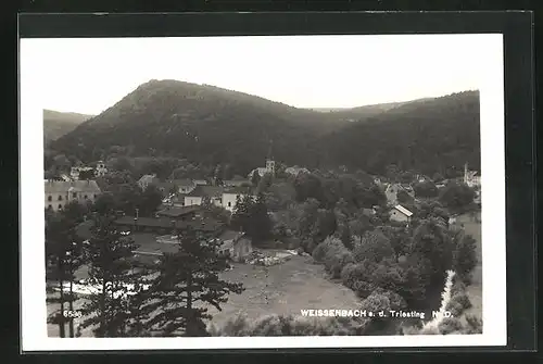 AK Weissenbach /Triesting, Ortsansicht aus der Vogelschau