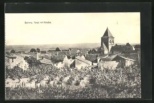 AK Berru, Totalansicht mit Kirche