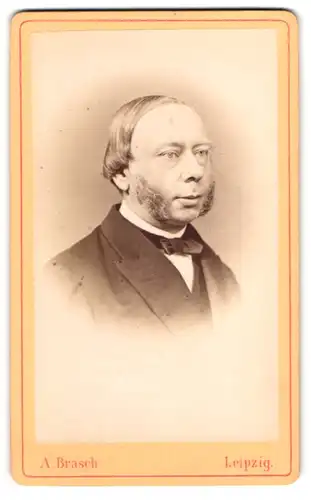 Fotografie Brasch, Leipzig, Turnerstr. 7, Prof. Dr. Phil. Jurist Wilhelm Roscher, Historiker Begründer d. älteren Schule
