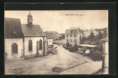 AK Trois-Épis, Kirche im Ortskern