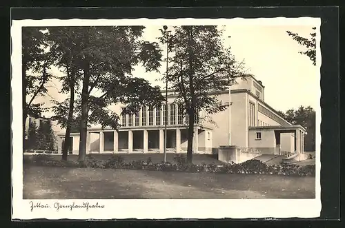 AK Zittau i. Sa., Grenzlandtheater