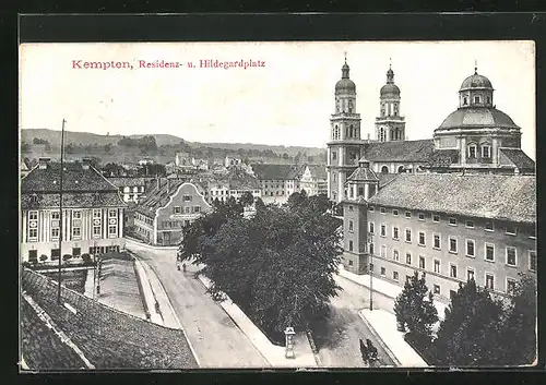 AK Kempten, Residenz- und Hildegardplatz
