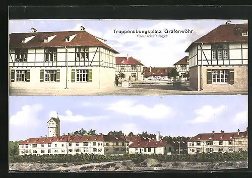 AK Grafenwöhr, Truppenübungsplatz, Mannschaftslager