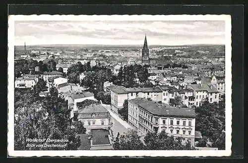 AK Eberswalde, Blick vom Drachenkopf auf Ort