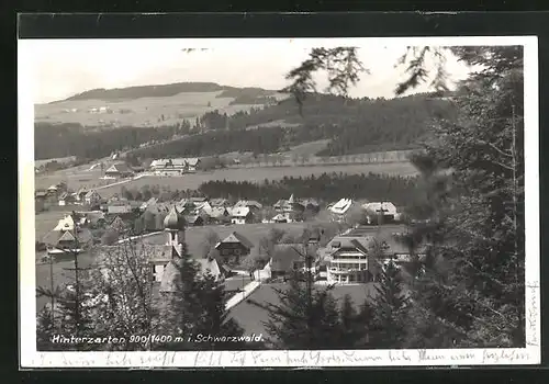 AK Hinterzarten /Schwarzwald, Ortsansicht mit Umgebung