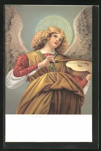 Künstler-AK Stengel & Co. Nr. 29809: Roma, Un Angelo che suona il violino