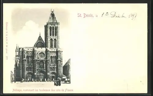 AK St. Denis, Abbaye contenant les tombeaux des rois de France