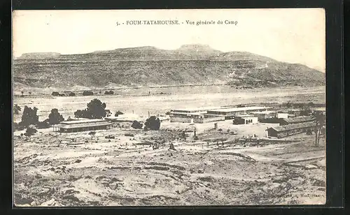 AK Foum-Tatahouine, Vue générale du Camp