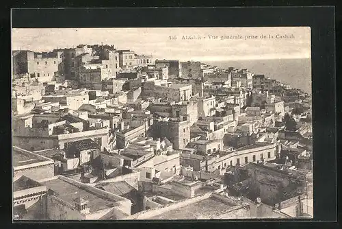 AK Alger, Vue générale prise de la Casbah