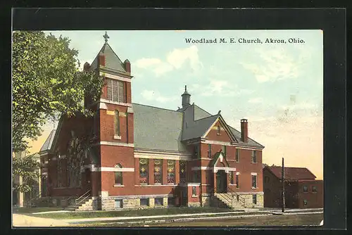 AK Akron, OH, Woodland M. E. Church