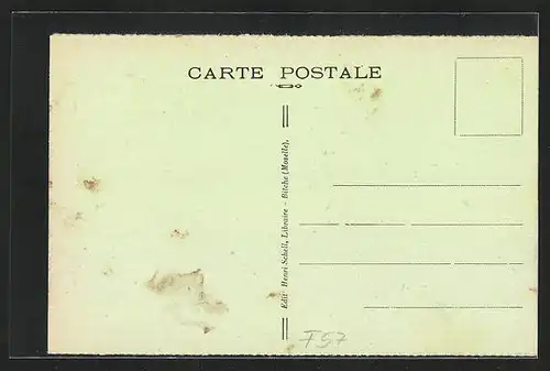 AK Bitche, Camp Moselle, Secteur postal et Poste de Police