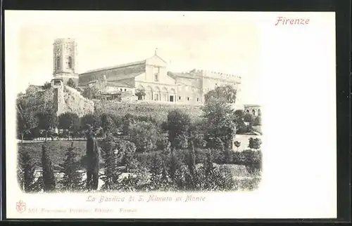 AK Firenze, La Basilica di S. Miniato al Monte
