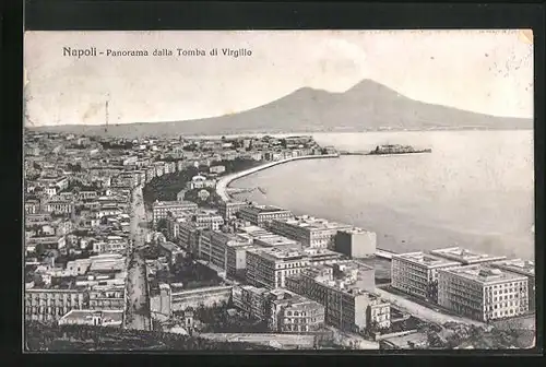 AK Napoli, Panorama dalla Tomba di Virgilio