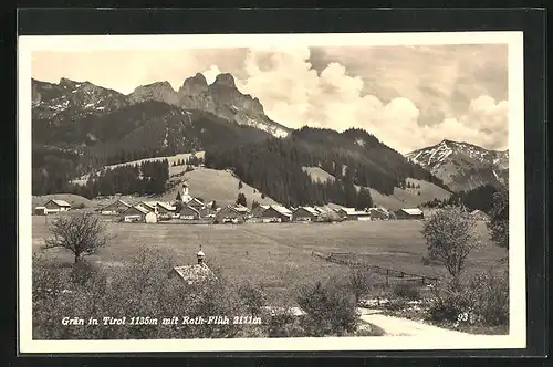 AK Grän, Ort mit Roth-Flüh