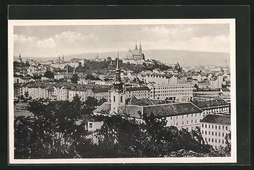 AK Brünn / Brno, Blick über die Dächer der Stadt