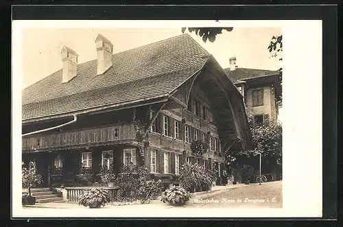 AK Langnau i. E., Malerisches Haus