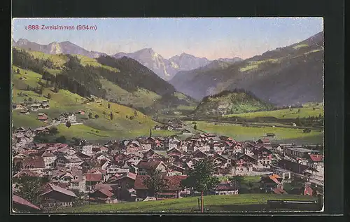 AK Zweisimmen, Teilansicht