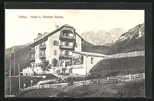 AK Telfes, Hotel und Pension Serles