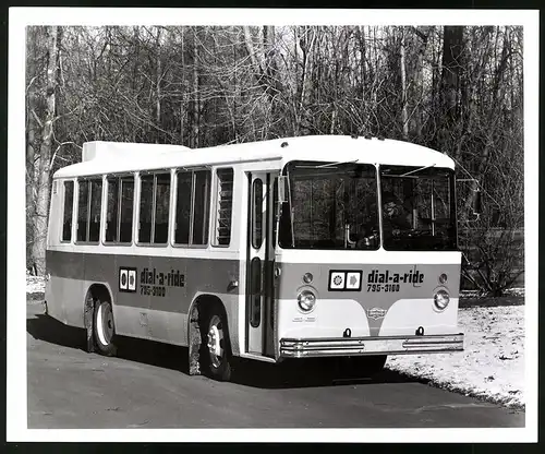 Fotografie Bus Twin Coach, Omnibus - Linienbus mit alternativem Antrieb, Grossformat 25 x 20cm