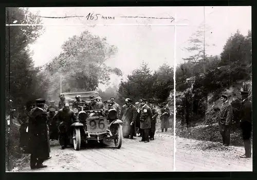 Archiv-Fotografie Auto Opel Rennwagen Startnummer 96 beim Herkomer-Rennen 1906