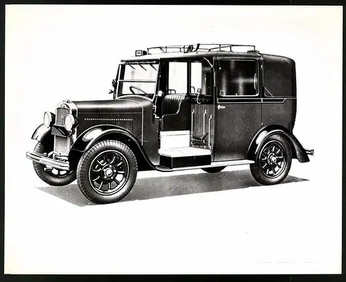Archiv-Fotografie Auto Morris Commercial Super Six, London Taxicab, Grossformat 25 x 20cm