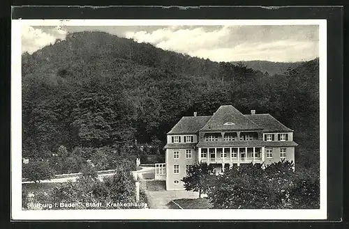 AK Sulzburg /Baden, Städt. Krankenhaus