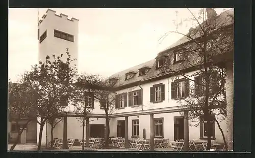 AK Rüdesheim, Gasthaus Rüdesheimer Schloss