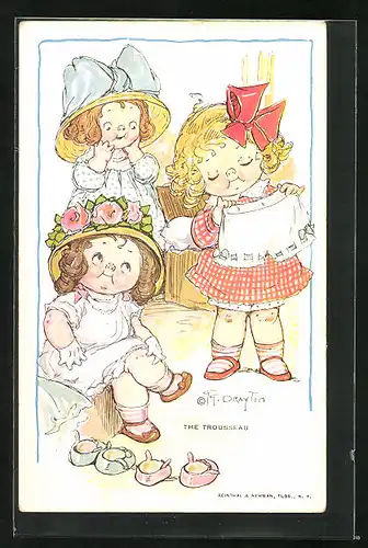 Künstler-AK sign. G. G. Drayton: The Trousseau
