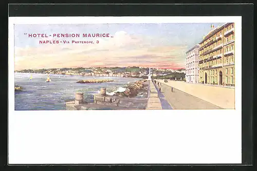 AK Naples, Hotel-Pension Maurice, Via Partenope 3