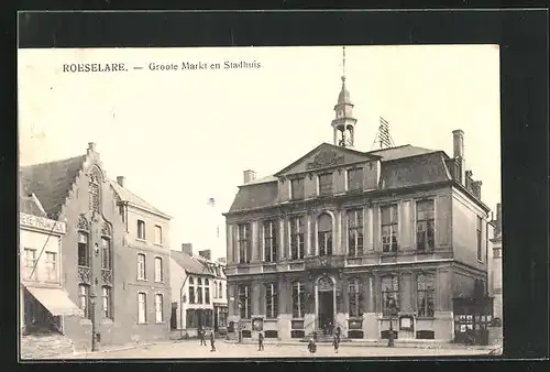 AK Roeselare, Groote Markt en Stadthuis