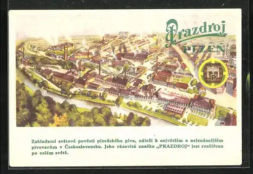 AK Plzen, Plzenské Pivovary Národni Podnik Prazdroj, Brauerei