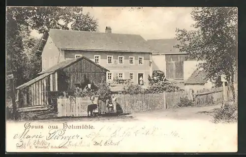 AK Schlammersdorf, Gasthaus Holzmühle