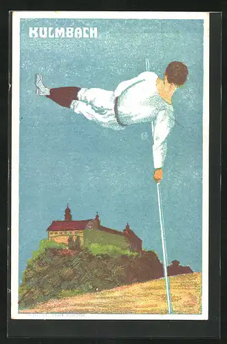 Künstler-AK Kulmbach, Turnfest, 50. Jubiläum des Turnvereins 1911