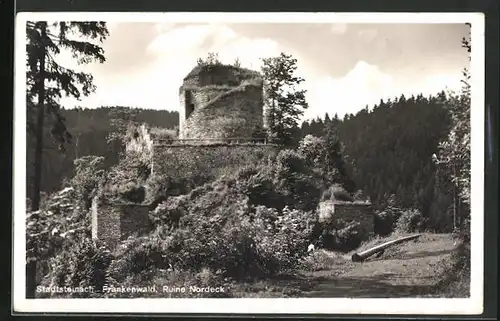 AK Stadtsteinach /Frankenwald, Ruine Nordeck