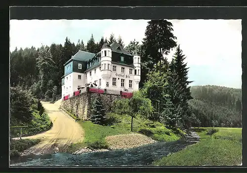 AK Schwarzenbach-Schübelhammer, Gasthof u. Pension Fels