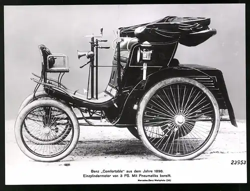 Archiv-Fotografie Auto Benz Comfortable von 1898