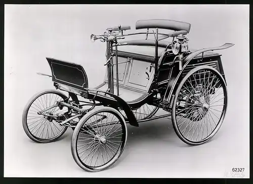 Archiv-Fotografie Auto Benz Velo von 1894