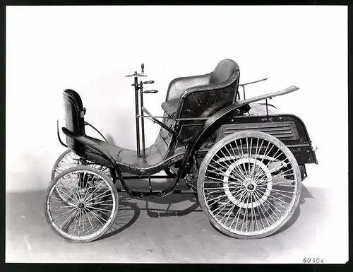 Archiv-Fotografie Auto Benz Velo von 1893