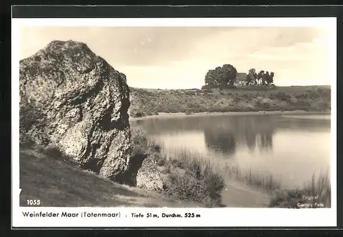 AK Daun / Eifel, am Weinfelder Maar