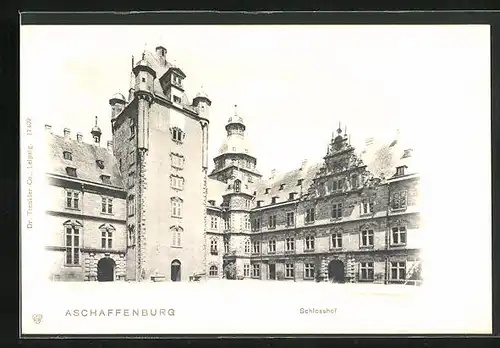 AK Aschaffenburg, im Schlosshof
