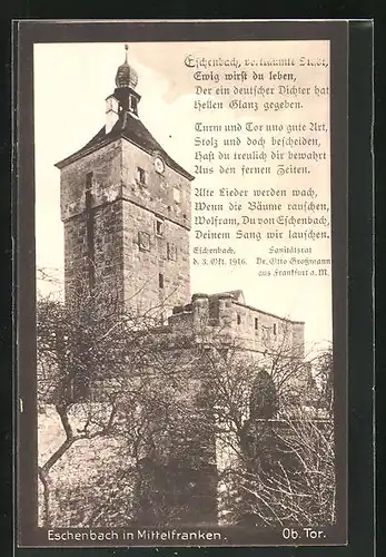 AK Eschenbach / Mittelfranken, am Oberen Tor