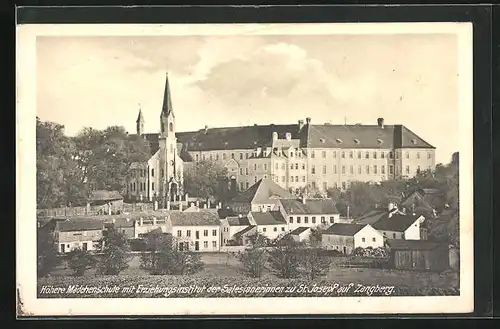 AK Zangberg, höhere Mädchenschule mit Erziehungsinstitut der Salesianerinnen