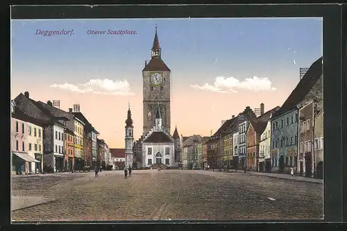 AK Deggendorf, Oberer Stadtplatz