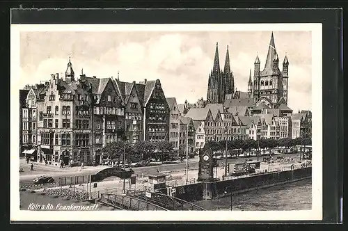 AK Köln / Rhein, Frankenwerft